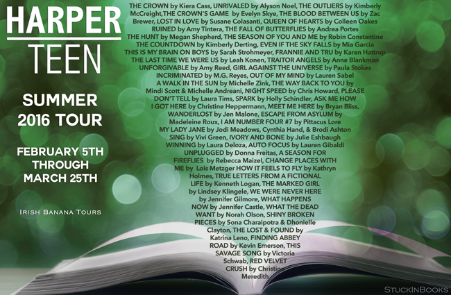 Harper Summer 2016 Spotlight Tour: Wanderlost by Jen Malone (+ Giveaways)